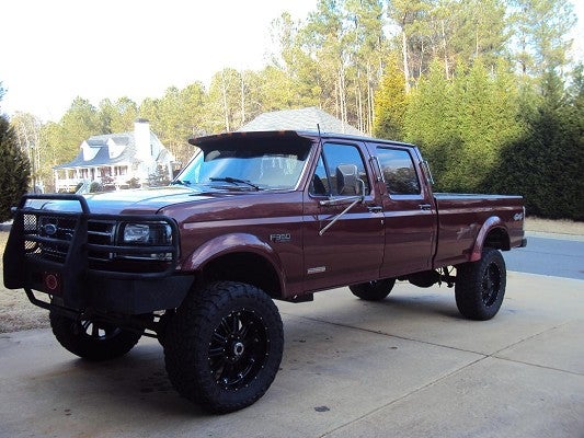 ford f350 lifted for sale. 1996 Ford f350 used Burgundy